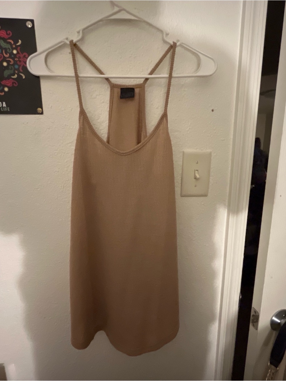 Angie Tan Ribbed Tank Camisole